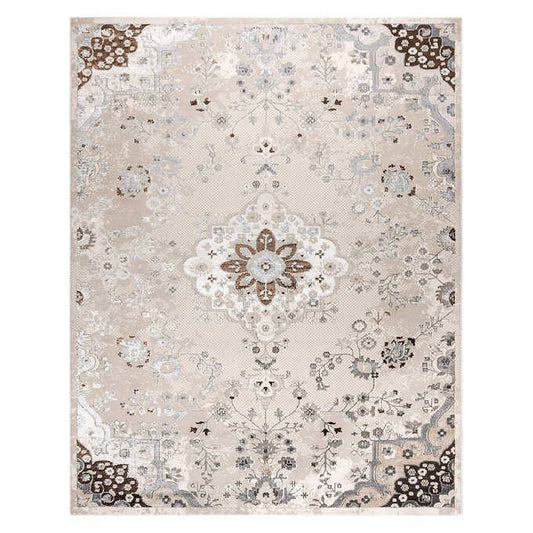 5 ft. 3 in. x 7 ft. Briton Rug Collection, Zorto Ivory