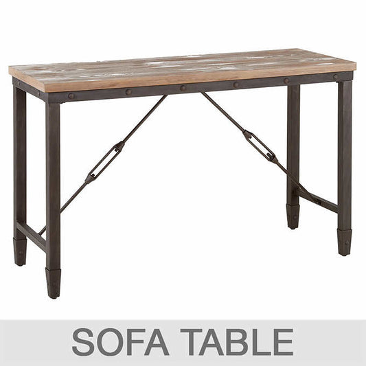 48” L x 18” W x 30” H - Colton Sofa Table