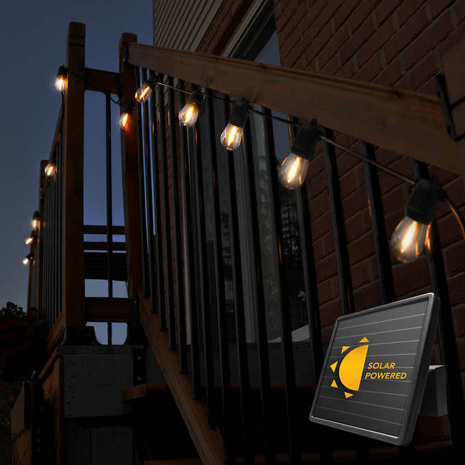 Sunforce 35' Solar String Lights with Remote Control