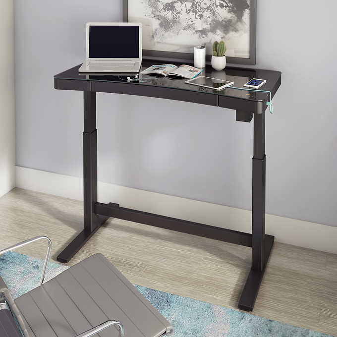 Tresanti 47" Adjustable Height Desk - BLACK