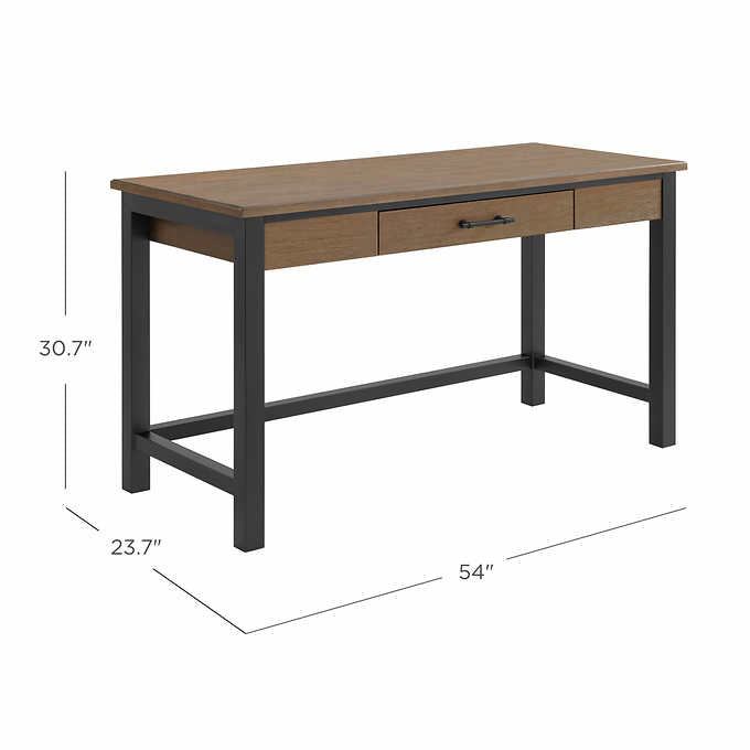 54” L x 23.7” W x 30.7” H - Brockport 54” Writing Desk