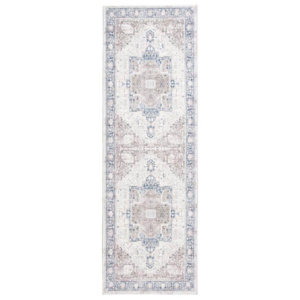 Home Decorators Collection Silky Medallion Multi 2 ft. x 7 ft. Medallion Polyester Runner Rug