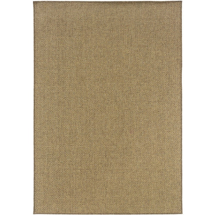Oriental Weavers Karavia 7'10" x 10'10" Indoor/Outdoor Rug (2160N Tan)
