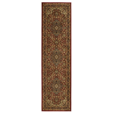 Home Decorators Collection Silk Road Red 2 ft. x 7 ft. Medallion Runner Rug