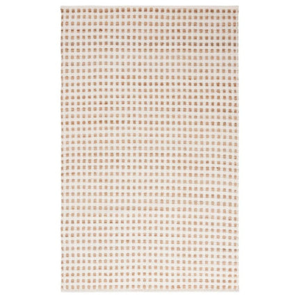 SAFAVIEH Natura 6 ft. x 9 ft. Natural/Ivory Lattice Tile Area Rug