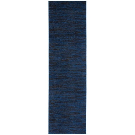 Nourison Essentials Midnight Blue 2 ft. 2 in. x 10 ft. Indoor/Outdoor Kitchen Runner Rug
