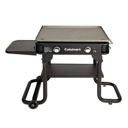 CUISINART OUTDOORS 28 in. 2-Burner Propane Gas Griddle, Black