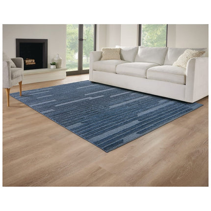 Home Decorators Collection 6 ft. x 9 ft. Blue Vinings Area Rug