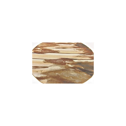 Unique Loom Outdoor Modern Collection Area Rug - Shore (8' Round, Brown/ Beige)