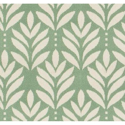Hampton Bay Green 6 ft. x 9 ft. Indoor/Outdoor Leaf Layering Area Rug
