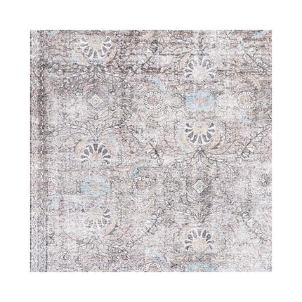 World Rug Gallery Amber Olive 9 ft. x 12 ft. Vintage Inspired Machine Washable Non Slip Area Rug