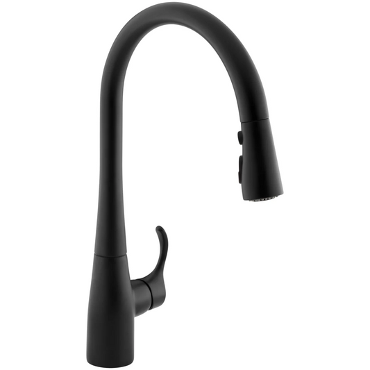 Kohler Simplice Pulldown Kitchen Faucet - BLACK