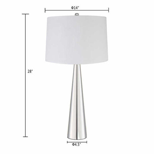 Austin Tapered Lamp, Set, 2-pack - Silver