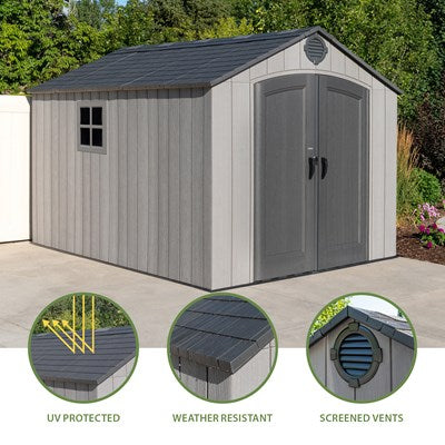Lifetime Resin Outdoor 8' x 12.5' Storage Shed