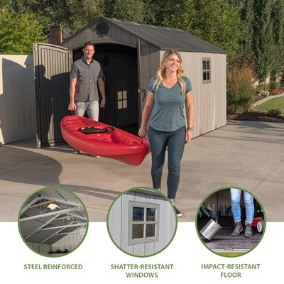 Lifetime Resin Outdoor 8' x 12.5' Storage Shed