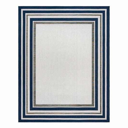 Ravenna Indoor-Outdoor Rug, Shelby Navy - 7 Ft. 10 In. X 10 Ft.