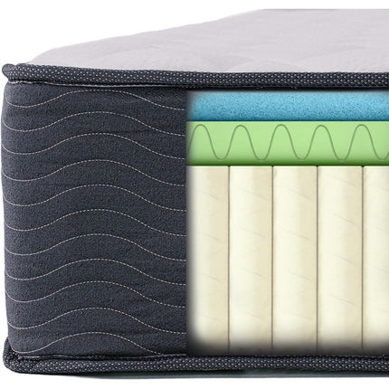 Novezza Home 10 Inch Hybrid Support Mattress/Bed-in-a-Box/CertiPUR-US Certified Foam, Queen (NOVHM-S)
