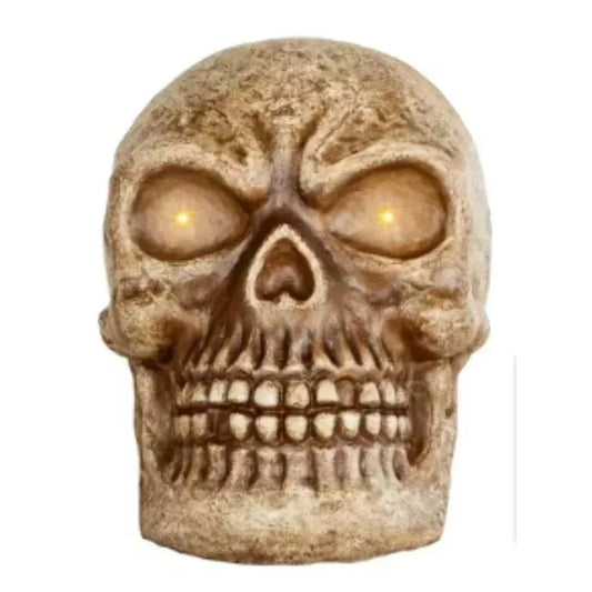 Home Accents Holiday 2.5FT Grave & Bonds LED Haunted lighted Skull Halloween