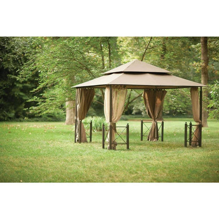 Hampton Bay 12 ft. x 12 ft. Outdoor Patio Harbor Gazebo